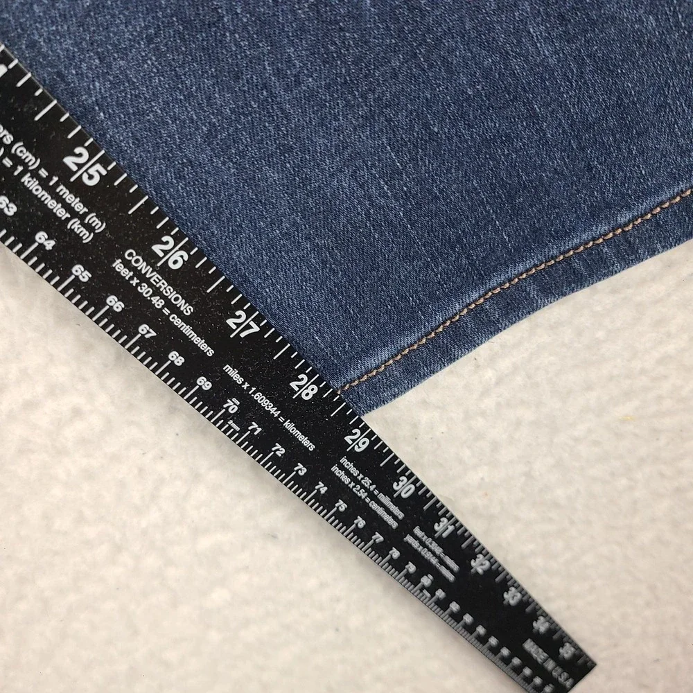 Fidelity Jeans Men 34x28 Blue Slim Straight Jimmy KRUSH Medium Wash Denim HEMMED